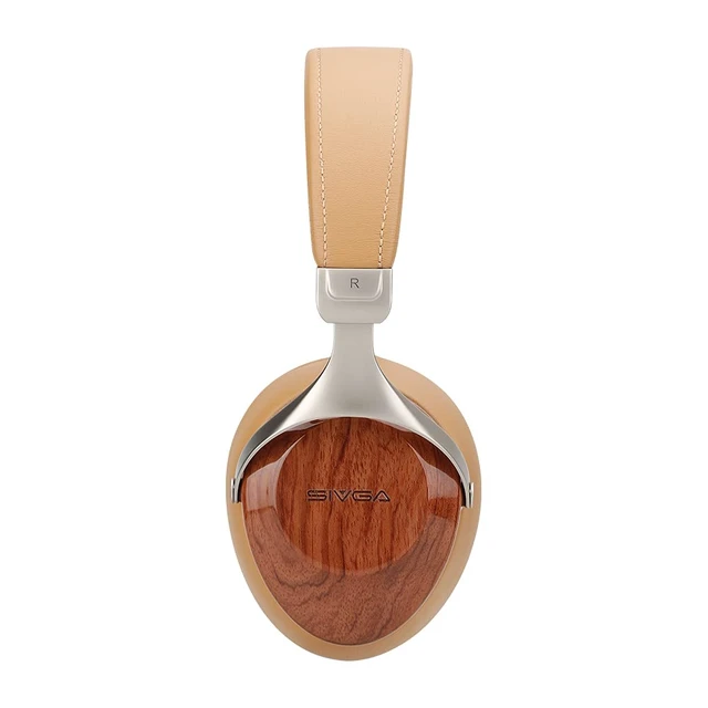 Alt view image 2 of 7 - SV021 Robin Rosewood Wood Closed-Back Over-Ear HiFi Headphones A classic, elegant wooden wired headphone designed for exceptional HiFi audio quality
