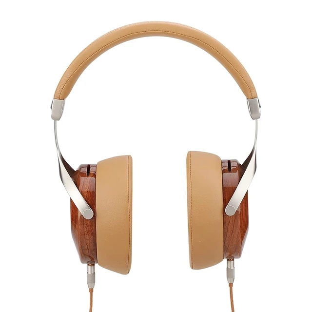 Alt view image 3 of 7 - SV021 Robin Rosewood Wood Closed-Back Over-Ear HiFi Headphones A classic, elegant wooden wired headphone designed for exceptional HiFi audio quality