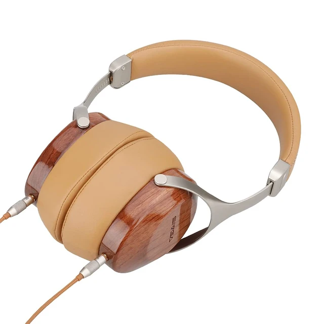 Alt view image 4 of 7 - SV021 Robin Rosewood Wood Closed-Back Over-Ear HiFi Headphones A classic, elegant wooden wired headphone designed for exceptional HiFi audio quality