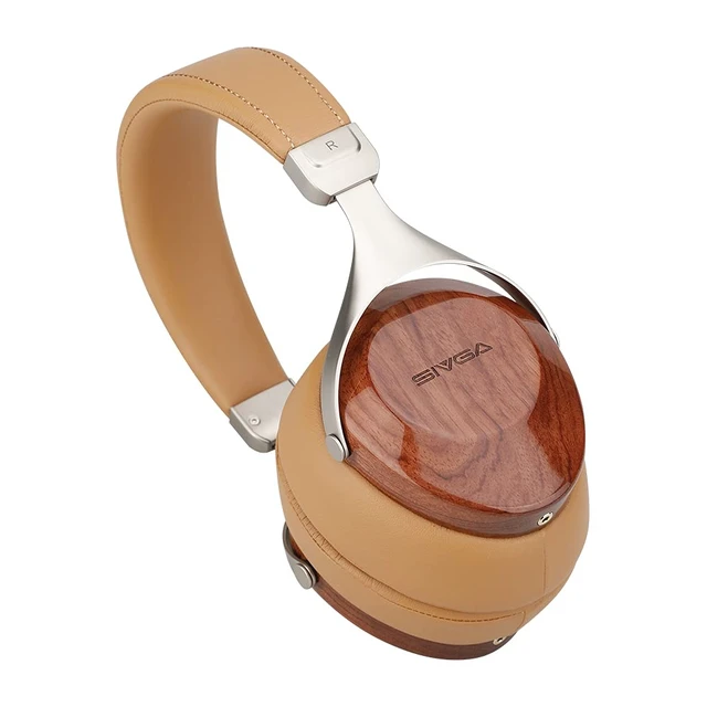 Alt view image 5 of 7 - SV021 Robin Rosewood Wood Closed-Back Over-Ear HiFi Headphones A classic, elegant wooden wired headphone designed for exceptional HiFi audio quality