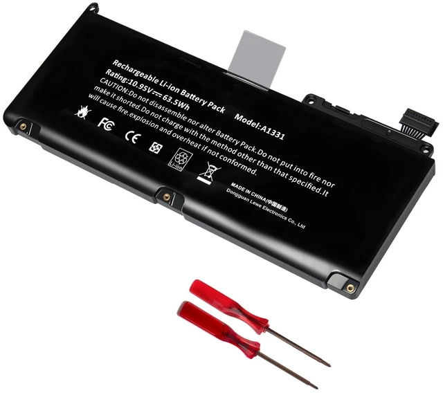 Main image of A1331 13" A1342 (Late 2009 Mid 2010) Laptop Battery for Apple MacBook Unibody fits 661-5391 020-6582-A MC233LL/A MC207LL/A MC516LL/A (only for Late 2009 and Mid 2010 Apple MacBook)