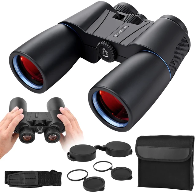 Main image of 16x50 Binoculars for Adults High Powered, Professional Optics Binoculars for Bird Watching with Low Light Night Vision, HD FMC BAK4 Prism Lens, Waterproof & Fogproof for Hunting/Traveling