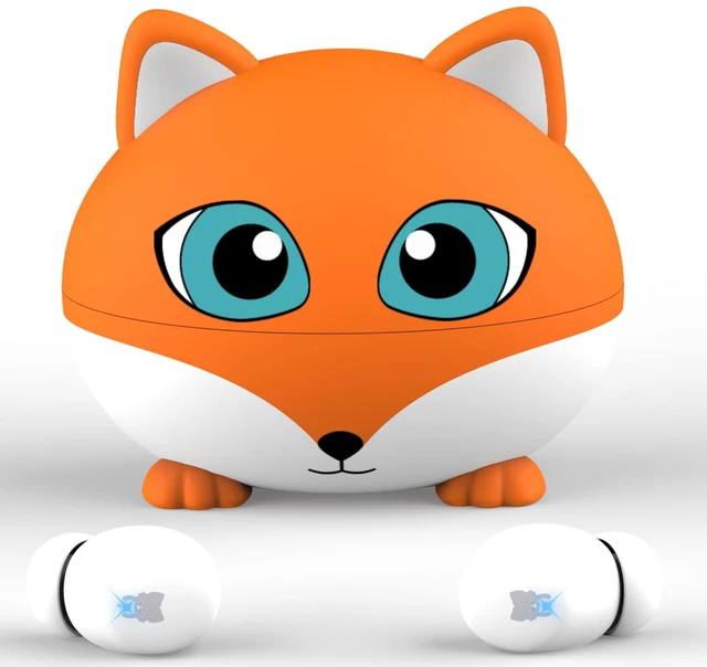 Main image of Kids Wireless Earbuds, 85dB Safe Volume, 30H Playtime, Fox Bluetooth Earbuds for Kids ages 7+, Waterproof, Touch Controls, with Mic, School Travel, Christmas Birthday Gifts for Kids