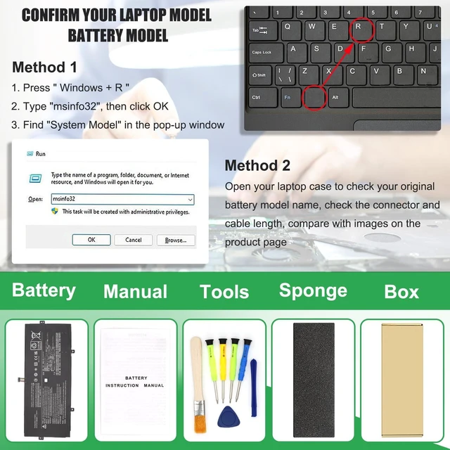 Alt view image 4 of 7 - L15M4P23 L15C4P22 Battery Replacement for Lenovo Yoga 5 Pro For Yoga 910 910-13IKB 910-13IKB-80VF00BVHH 910-13IKB 0VF004CGE 80VF00KXMH 80VF00FQUS Series, L15M4P21 5B10L46105 5B10L22508