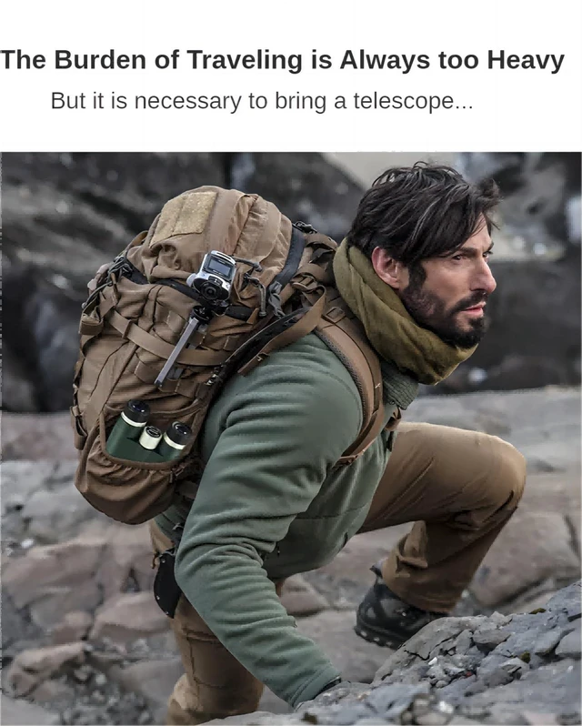 Alt view image 7 of 7 - 10x42 Professional Adult Binoculars with Tripod and Smartphone Adapter, for Bird Watching, Hunting, Concerts, and Travel - Green