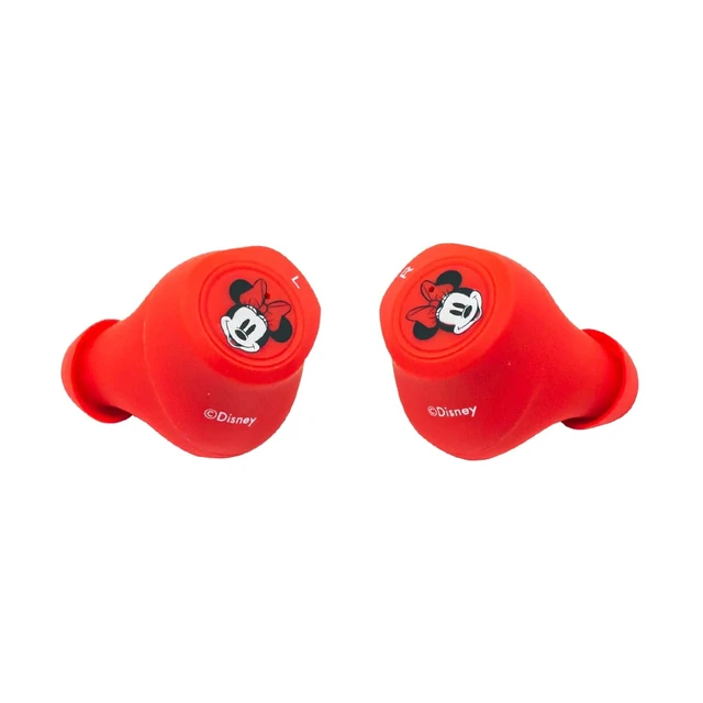 Alt view image 2 of 7 - Disney Minnie Mouse Bluetooth Earbuds with Charging Case- Bluetooth Wireless Headset with Built-in Mic and 30 Hours of Playtime- Minnie Mouse Gifts for Women, Men and All Fans of Disney Gifts
