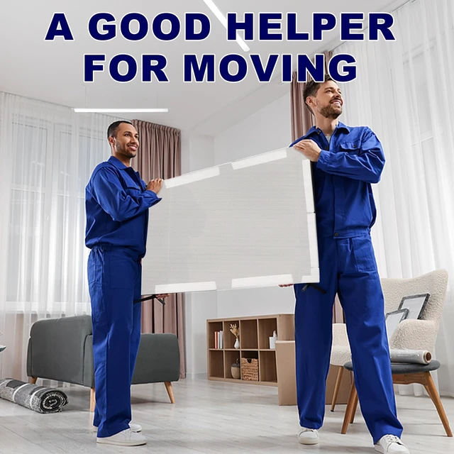 Alt view image 6 of 7 - TV Cover for Moving Cushioning Supplies Set,Foam TV Cover&Corner Protector For 65"×36" Screens, 2 Pcs Foam Flat Screen Cover, 16 Pcs Corner Guards, 20M Textured Tape, Moving Protection Kit