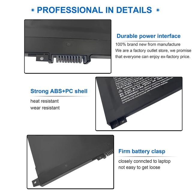 Alt view image 4 of 7 - 55.67Wh SA04XL L43267-005 Laptop Battery for HP Envy X360 15-DR 15-DR0010TX 15-DS 15M-DS 17-CG 17M-CG 15M-DR 15m-dr1xxx 15m-dr1012dx 15m-dr0012dx 15m-dr0011dx 15m-ds0011dx 15t-dr100 L43248-AC2