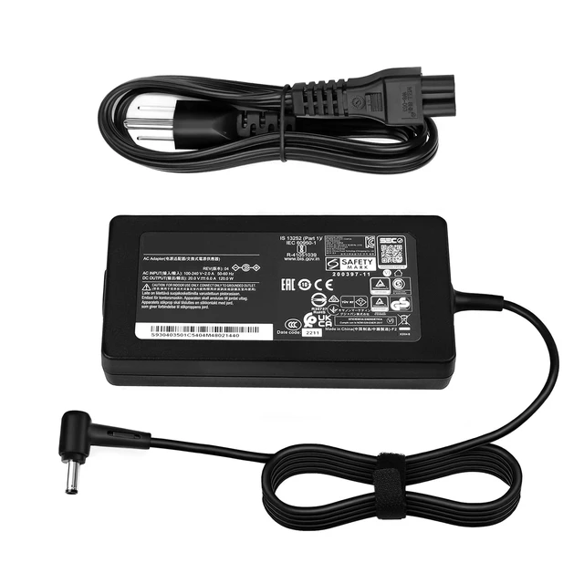 Alt view image 4 of 6 - 120W 6A Charger Compatible with Msi Thin 15 a15 B13V B13U B12V B12U B7U B7V Cyborg 15 AI A1V 14 A13V a13u Thin GF63 12th 13th 12VE 12VF 12UC 12UCX a17-120p2a adp-120vh d