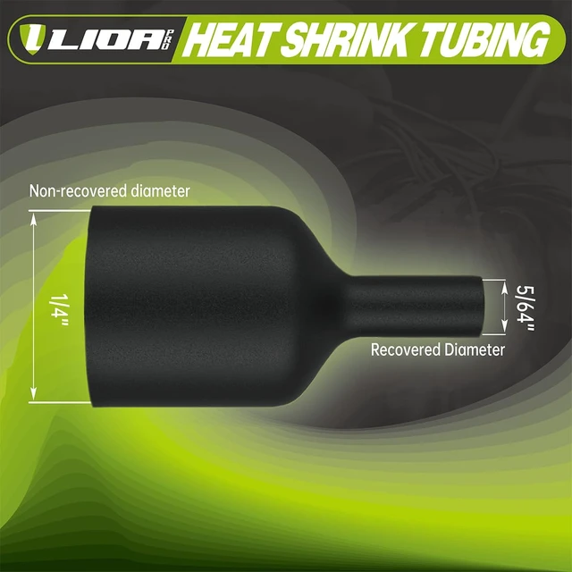 Alt view image 3 of 7 - 1/4 Inch Heat Shrink Tubing Adhesive Lined - 50ft Bulk Spool 3:1 Ratio Dual Wall Shrink Wrap - Marine Grade Waterproof Insulation for Automotive, Boat, and Electrical DIY - Black