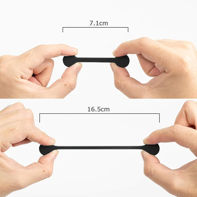 Alt view image 3 of 7 - 10-Pack Magnetic Cable Ties for Cords, Reusable Silicone Cord Ties Reusable Cord Ties,Magnetic Twist Ties for Bundling Earphone, Phone Charger,Cord Wraps for Home,Office,Kitchen (5 Colors)