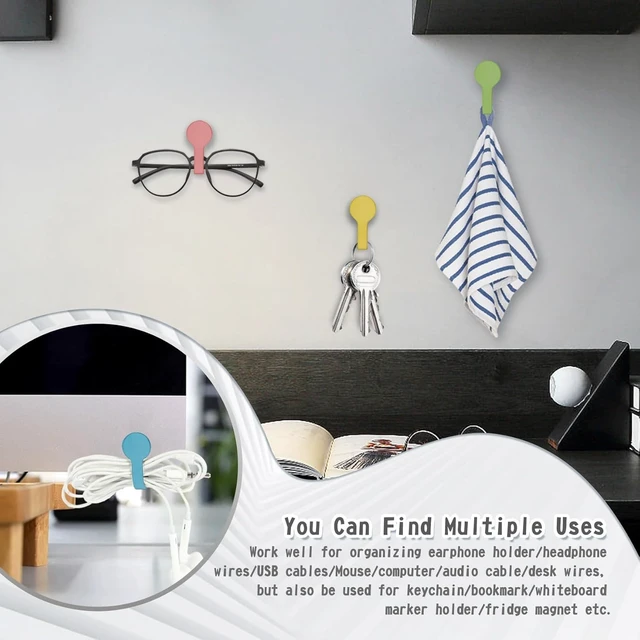 Alt view image 7 of 7 - 10-Pack Silicone Magnetic Cable Ties for Cords,Magnetic Cord Ties Reusable Cord Ties,Magnetic Twist Ties for Bundling Earphone, Phone Charger,Cord Wraps for Home,Office,Kitchen(Macaron Color)