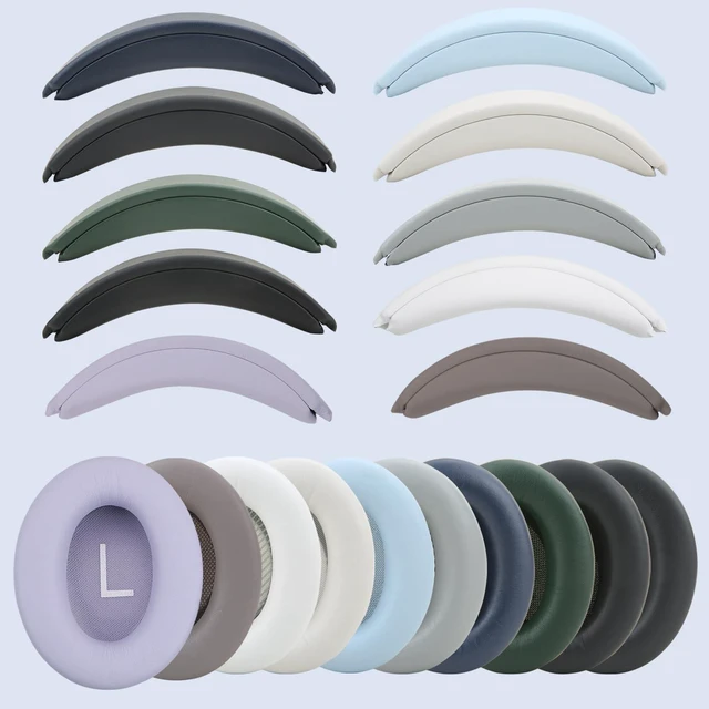 Alt view image 5 of 7 - Ear Cushions and Headband Cushion Foam for Bose QuietComfort 35 45 (QC35 QC45) Headphones Accessories Easy to Install (Purple)