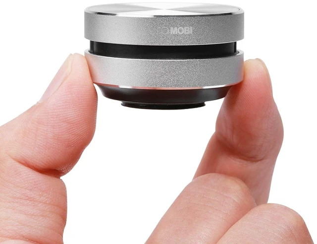 Alt view image 2 of 7 - Bluetooth Mini Speaker Bone Conduction Portable Wireless Speaker Stereo Bass Sound Creative Portable Speakers Mini Size Music Player for Home,Outdoor,Travel (Silver)