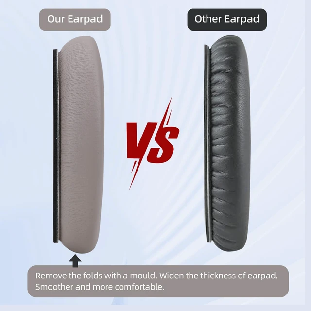 Alt view image 4 of 7 - Earpads and Headband Pad Compatible with Bose QC45 QC35 Waterproof and Sweat-Resistant (Sandstone)
