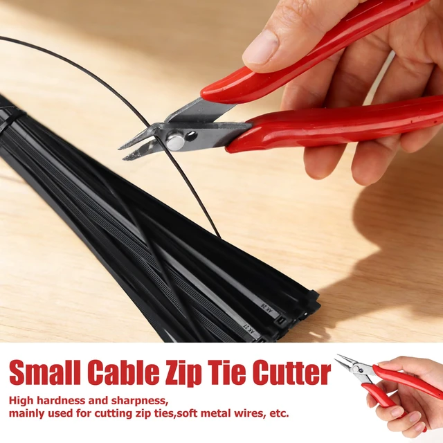 Alt view image 6 of 7 - Cable Zip Tie Organizer Including 250Pcs Black & 1 Zip Tie Cutter Wall Mount Zip Tie Holder, Including 250Pcs Black Zip Ties Assorted Sizes (4+6+8+12+14)