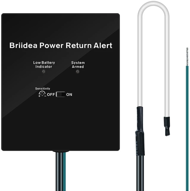 Main image of Power Return Alarm, Utility Power Back on Alert for Generator, Loud Siren with LED Indicator