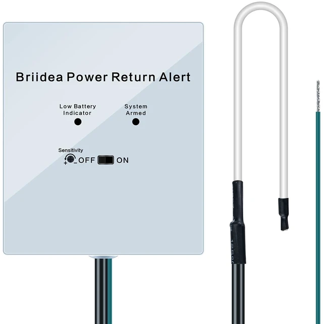 Main image of Power Return Alarm, Utility Power Back on Alert for Generator, Loud Siren with LED Indicator