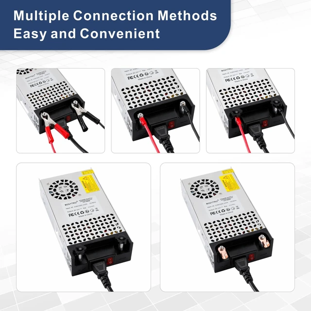 Alt view image 5 of 7 - 12V DC Power Supply 600W AC to DC Converter SMPS 50A 12V Switching Power Supply Transformer for 3D Printer, RV, Led Strip, Motor Pump, CCTV, Electronic Instruments, Lab Computer
