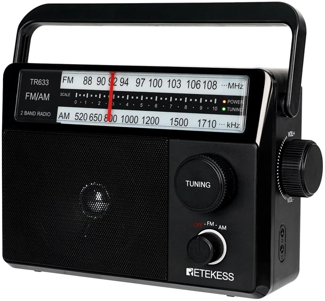 Main image of TR633 AM FM Radios with Best Reception, Portable Radio Plug in Wall