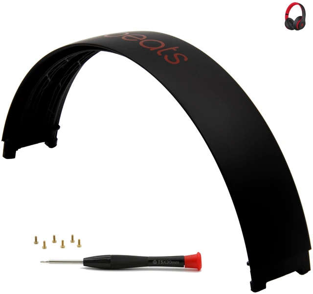 Main image of Studio 3 Headband Replacement - Durable & Comfortable Cushion, Compatible with Studio 3 Wireless(A1914) & Studio 2 Wired/Wireless (B0500/B0501) Headphones (Studio 3-Defiant BlackRed)