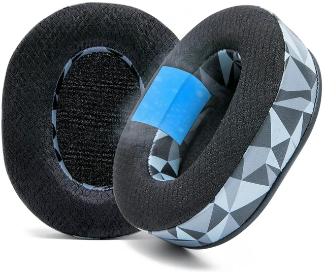 Main image of Freeze Blackshark V2 Pro - Gel Earpads for Blackshark V2 (2020-2022) Made by Wicked Cushions (Does Not Fit 2023 Model). Boost Comfort, Thickness & Sound Isolation Geo Grey