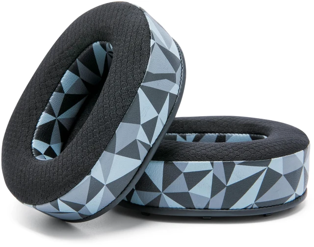 Alt view image 6 of 7 - Freeze Blackshark V2 Pro - Gel Earpads for Blackshark V2 (2020-2022) Made by Wicked Cushions (Does Not Fit 2023 Model). Boost Comfort, Thickness & Sound Isolation Geo Grey