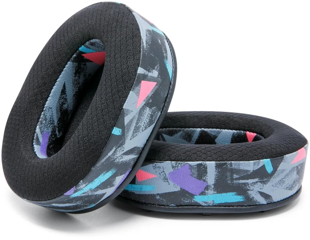Alt view image 6 of 7 - Freeze Blackshark V2 Pro - Gel Earpads for Blackshark V2 (2020-2022) Made by Wicked Cushions (Does Not Fit 2023 Model). Boost Comfort, Thickness & Sound Isolation 90's Black
