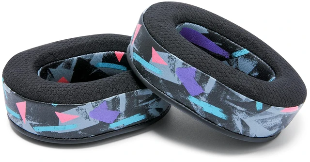 Alt view image 7 of 7 - Freeze Blackshark V2 Pro - Gel Earpads for Blackshark V2 (2020-2022) Made by Wicked Cushions (Does Not Fit 2023 Model). Boost Comfort, Thickness & Sound Isolation 90's Black