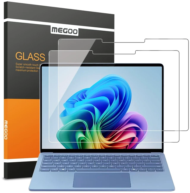 Main image of ArmorShield Glass Screen Protector for Surface Laptop 8/7 15 Inch 9H Tempered Glass, HD Clear, Scratch Resistant, 2 Pack