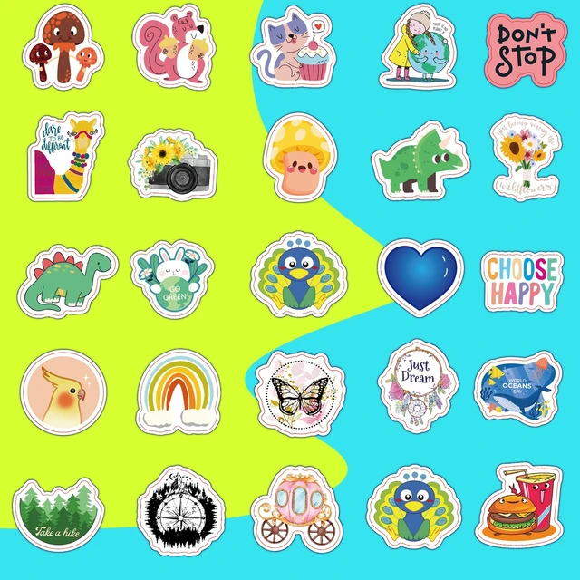 Alt view image 2 of 4 - 2000pcs Cute Stickers, Water Bottle Stickers for Adults, Waterproof Sticker Bulk Decals Pack for Teachers, Helmet