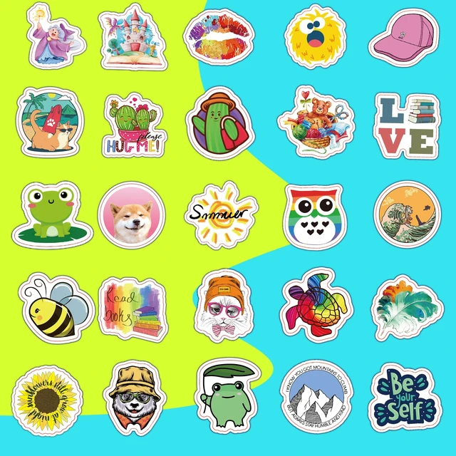Alt view image 3 of 4 - 2000pcs Cute Stickers, Water Bottle Stickers for Adults, Waterproof Sticker Bulk Decals Pack for Teachers, Helmet