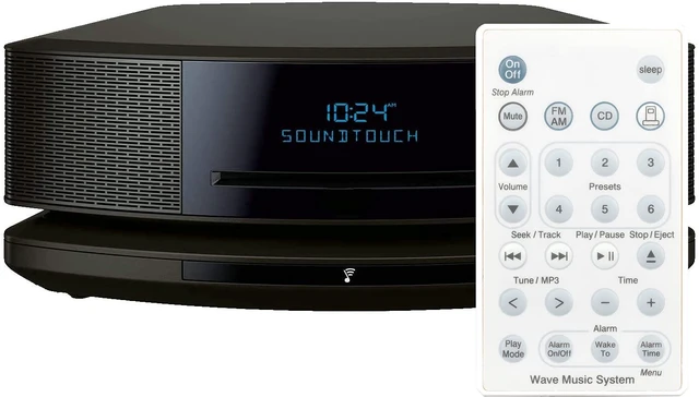 Alt view image 3 of 6 - Replacement Remote Control for Bose Wave Sound Touch Music Radio System I II III IV - Without Battery White Color