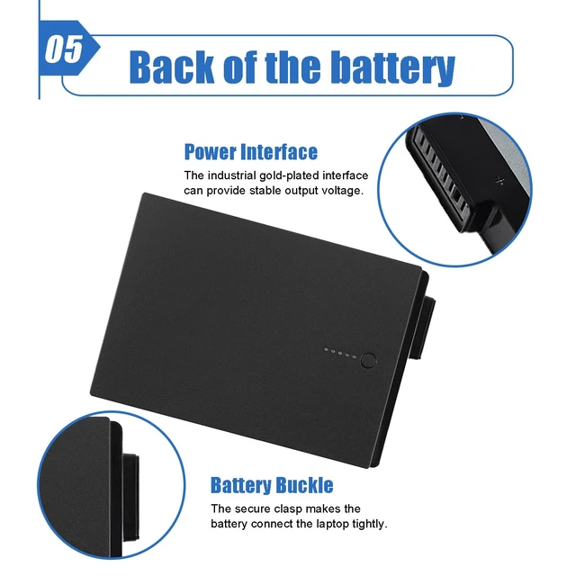 Alt view image 6 of 6 - 51Wh 7WNW1 Laptop Battery Compatible with Dell Latitude 5424 5420 7424 Rugged Extreme P85G P86G P137G001 P137G002 P85G001 P86G001 Series DMF8C 0DMF8C GK3D3 07WNW1 11.4V 4342mAh