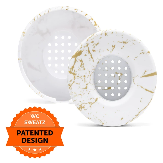 Alt view image 7 of 7 - SweatZ Beats Solo - Patented Sweat Covers for Beats Solo 4, 3 & 2 Made by Wicked Cushions Made with Premium Silicone, Sweatproof, Washable & Preserves Comfort Gold Marble