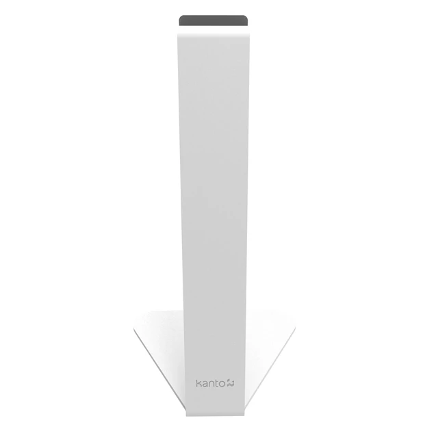 Alt view image 7 of 7 - H1 Universal Headphone Stand - White - Solid Steel Construction - Curved Silicone Resting Surface