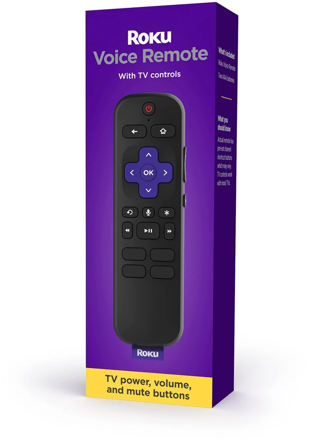 Main image of Voice Remote Grey Netflix Disney + Apple TV HBO Max