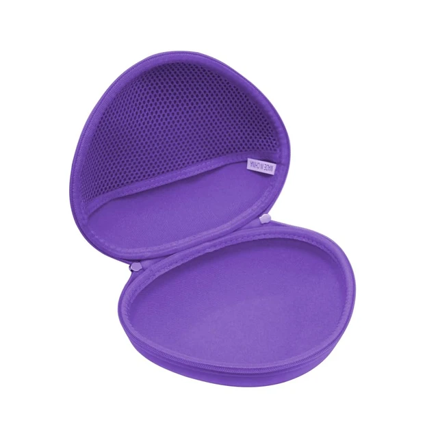 Alt view image 3 of 6 - Hard Travel Case for iClever HS19 / iClever BTH12 / Botesty Sound/EarFun/Candy Bila BH03 / IMYB Kids Headphones (Purple)