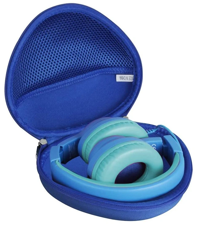 Main image of Hard Travel Case for iClever HS19 / iClever BTH12 / Botesty Sound/EarFun/Candy Bila BH03 / IMYB Kids Headphones (Blue)