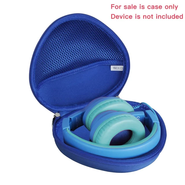 Alt view image 2 of 6 - Hard Travel Case for iClever HS19 / iClever BTH12 / Botesty Sound/EarFun/Candy Bila BH03 / IMYB Kids Headphones (Blue)