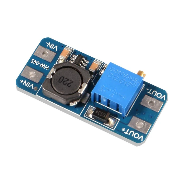 Alt view image 3 of 5 - 15PCS MT3608 DC-DC Step Up Boost Power Converter 2A Module Adjustable Step Up Voltage Regulator Board 2-24V to 5V-28V Output