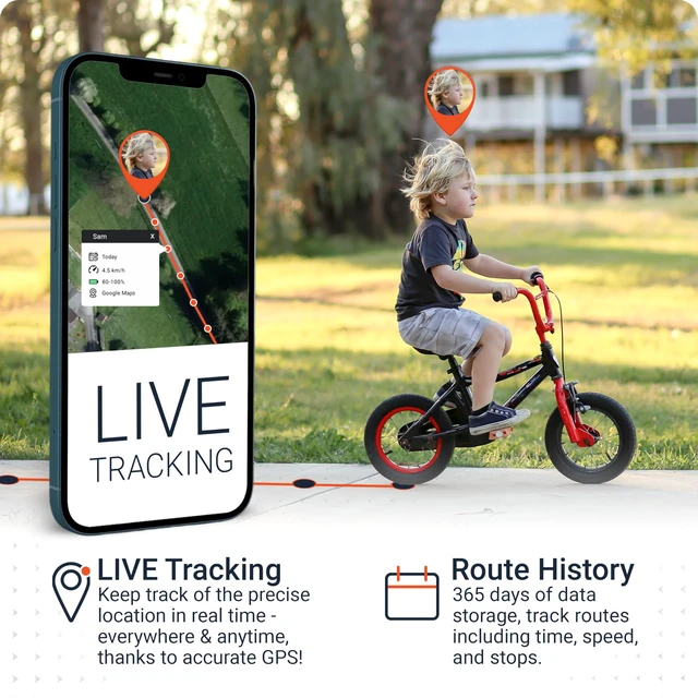 Alt view image 2 of 7 - Tracker for People with SOS Button for Emergency & Voice Message Up to 14 Days Battery - Geofence - Live App Tracking - Kids, Seniors with Dementia & Caregivers - Subscription Required