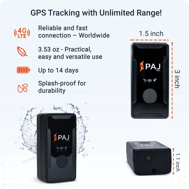 Alt view image 6 of 7 - Tracker for People with SOS Button for Emergency & Voice Message Up to 14 Days Battery - Geofence - Live App Tracking - Kids, Seniors with Dementia & Caregivers - Subscription Required