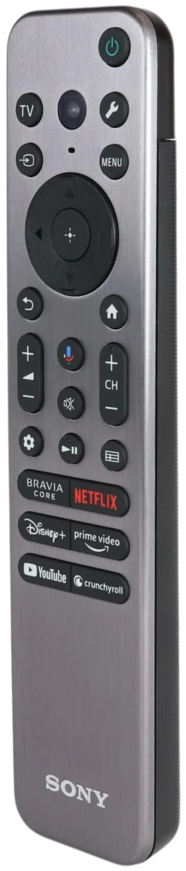 Alt view image 2 of 5 - RMF-TX910U Remote Control with Backlit Keys, Voice Premium Metal Case, Compatible with Sony TVs (2023 & 2024) - RMFTX910U