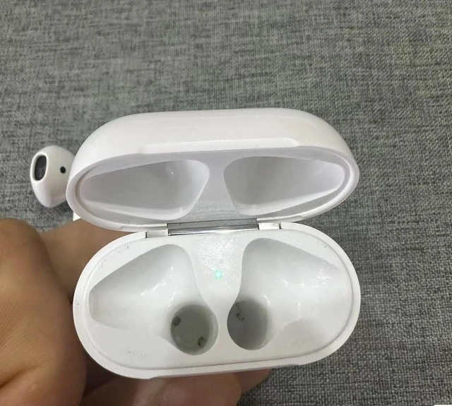 Alt view image 7 of 7 - OEM A1602 Charging Case Replacement for Earbuds (1st Generation) & 2nd Gen, Original Single Cover Only for AirPods, Compatible with A1523, A1722, A2031, A2032 Earbuds, A1938