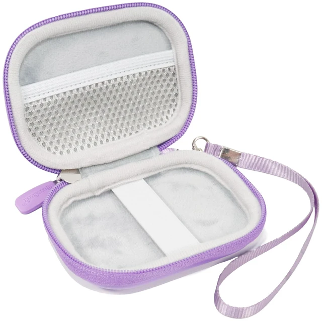 Alt view image 3 of 5 - case for Beats Flex Wireless Earbuds. Also for Powerbeats High-Performance Wireless Earbuds. (Light Purple)