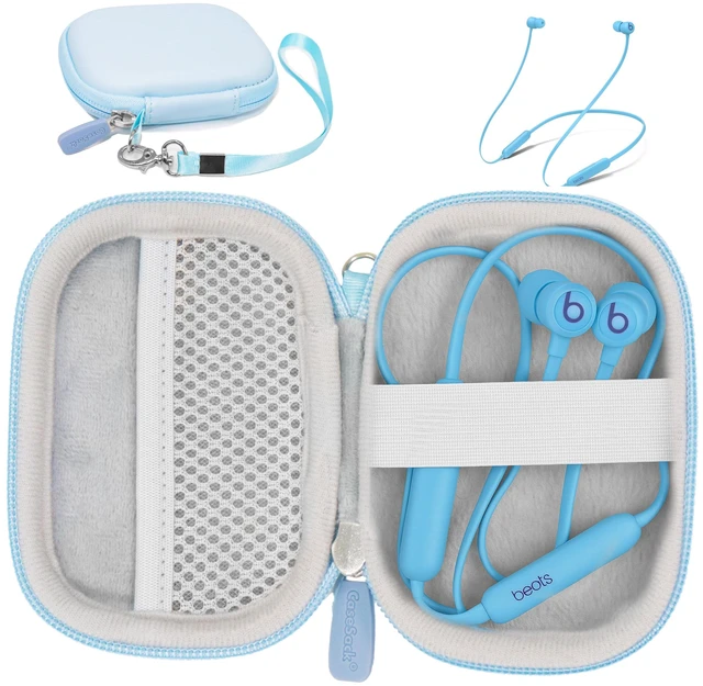 Main image of case for Beats Flex Earbuds. Also for Powerbeats High-Performance Earbuds. (Light Blue)