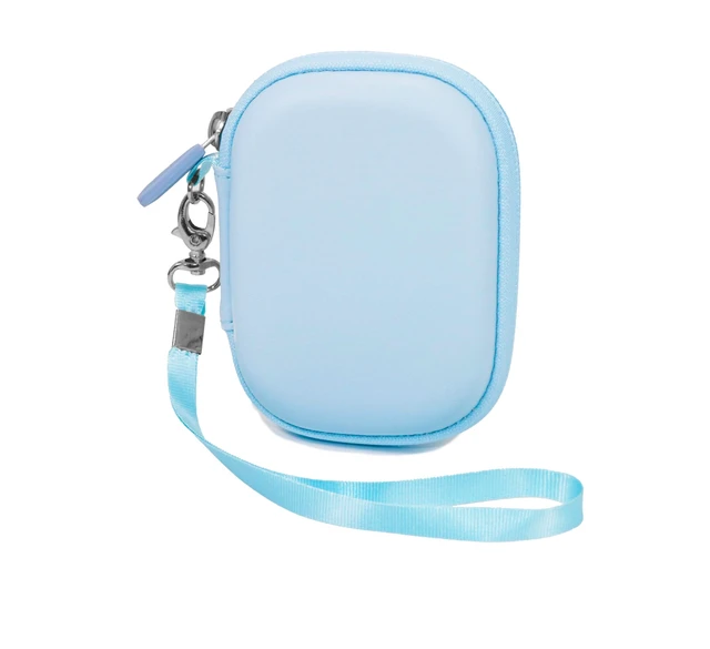 Alt view image 2 of 5 - case for Beats Flex Earbuds. Also for Powerbeats High-Performance Earbuds. (Light Blue)