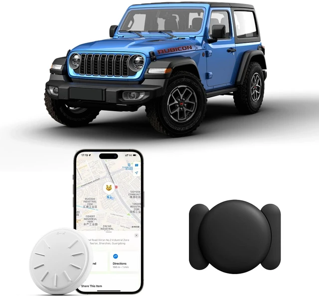 Main image of GPS Tracker for Vehicles, Real Time MINI Tracker Device for Vehicles, Magnetic Car Tracker Work with Find My (iOS Only), No Monthly Fee, Waterproof Vehicle Tracker