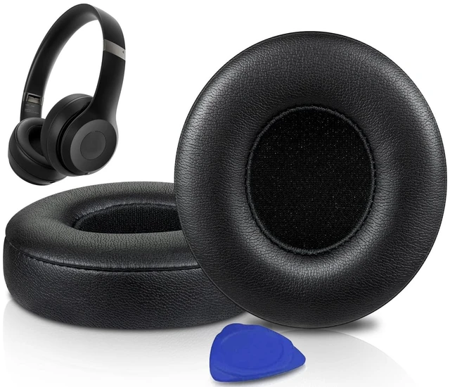 Main image of Earpads for Beats Solo 4 On-Ear Headphones - Black Do Not Fit Beats (Studio Over-Ear, Solo HD, Solo2, Solo3) Headphones